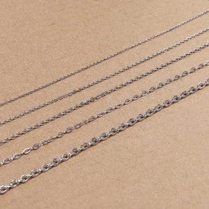 5M Stainless Steel Oval Cable Chains DIY Jewelry Making