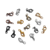 50Pcs Lobster Claw Clasps Jump Rings Set for DIY Jewelry Making