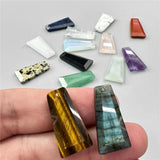 Natural Stone Pendant Trapezoid Amethysts Quartzs Gems for Jewelry Making