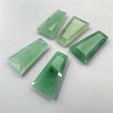 Natural Stone Pendant Trapezoid Amethysts Quartzs Gems for Jewelry Making