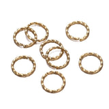 50pcs Stainless Steel Twist Jump Rings DIY Jewelry Making Findings 6-14mm