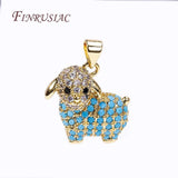 Animal Christmas Charms for Jewelry Making DIY Necklace Accessories