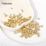 30PCS 14K Brass Cube Beads For DIY Jewelry Making Accessories