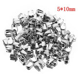 Stainless Steel Pendants Clips Clasps Bails for DIY Necklace Connectors