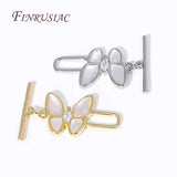 18K Butterfly Toggle Clasp Zircon OT Clasp DIY Jewelry Crafts