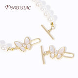 18K Butterfly Toggle Clasp Zircon OT Clasp DIY Jewelry Crafts