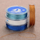 0.8mm 12-strand DIY Bracelet Wire and Silver Tassel Cord