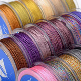 0.8mm 12-strand DIY Bracelet Wire and Silver Tassel Cord