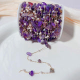 1 Meter Natural Stone Chains Pearl Chain for DIY Jewelry Making