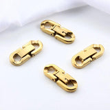 Cuban Chain Clasp Stainless Steel Buckle DIY Necklace Bracelet Finding