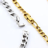 Cuban Chain Clasp Stainless Steel Buckle DIY Necklace Bracelet Finding