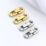 Cuban Chain Clasp Stainless Steel Buckle DIY Necklace Bracelet Finding