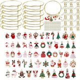 150pcs Christmas Charm Pendant DIY Jewelry Making