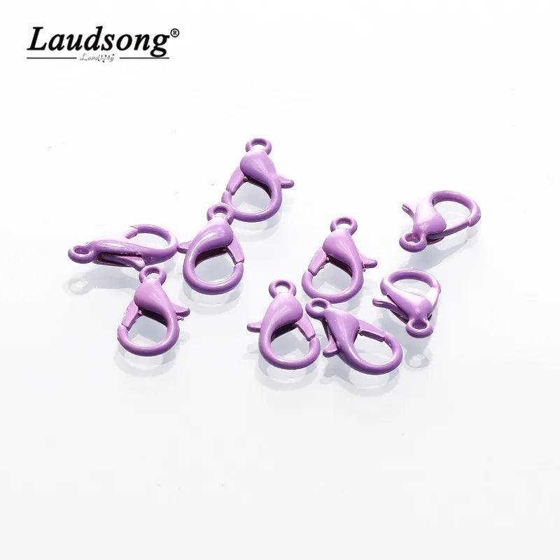 30pcs Lobster Clasp Jump Rings Multicolor DIY Jewelry Making Findings