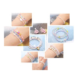 15-Piece Multi-Color Glass Bead Set for DIY Bracelet Necklace Making