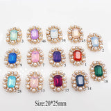 Resin Water Diamond Pearl Jewelry DIY Wedding Decoration 5Pcs