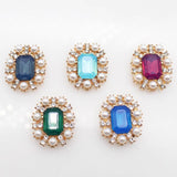 Resin Water Diamond Pearl Jewelry DIY Wedding Decoration 5Pcs