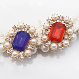 Resin Water Diamond Pearl Jewelry DIY Wedding Decoration 5Pcs