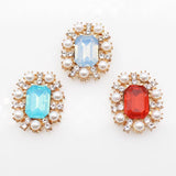 Resin Water Diamond Pearl Jewelry DIY Wedding Decoration 5Pcs