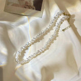 Baroque Pearl Necklace Niche Collarbone Chain Women Daily Accessories