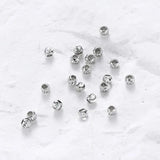 20pcs 18K Plated Cut Flower Beads for DIY Jewelry Findings