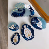 Funny Mermaid Hair Clip Irregular Shark Hair Claw Barrettes Hairpins