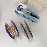 Funny Mermaid Hair Clip Irregular Shark Hair Claw Barrettes Hairpins