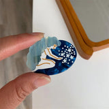 Funny Mermaid Hair Clip Irregular Shark Hair Claw Barrettes Hairpins