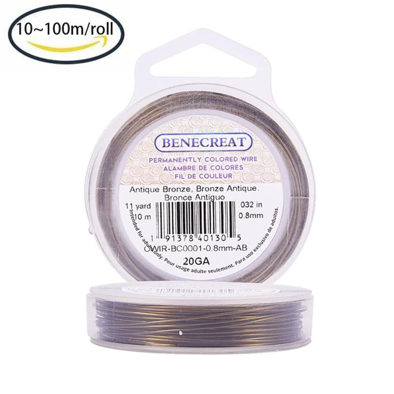 0.15-1.0mm Craft Copper Wire DIY Necklace Earring Jewelry Making