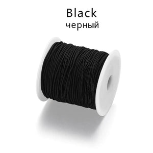 100M Elastic Cord Beading Stretch Thread Macrame Cord String Rope Bead