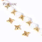 18K Plated Spacer Beads for Pearl Necklace Making