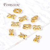 18K Plated Spacer Beads for Pearl Necklace Making