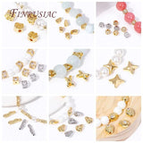 18K Plated Spacer Beads for Pearl Necklace Making