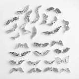 30Pcs Angel Wing Spacer Beads Tibetan Alloy Charm Bead DIY Jewelry Making