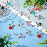 30Pcs Angel Wing Spacer Beads Tibetan Alloy Charm Bead DIY Jewelry Making