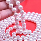 3 Rows Red Mix Colors Pearl Beads Necklace Women Girls Jewelry Hot Party