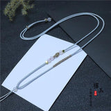 2pcs Hand Knited Necklace Silk Knot Cord For Pendant