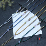 2pcs Hand Knited Necklace Silk Knot Cord For Pendant