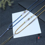2pcs Hand Knited Necklace Silk Knot Cord For Pendant