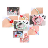 100pcs Glass Jelly Double Piece Bead DIY Bracelet Necklace Jewelry