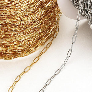 2M Stainless Steel Chain for Jewelry Making DIY Necklace Bracelet Choker