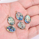 Abalone Shell Zodiac Sign Constellation Pendants 12 Horoscope Charms