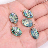Abalone Shell Zodiac Sign Constellation Pendants 12 Horoscope Charms