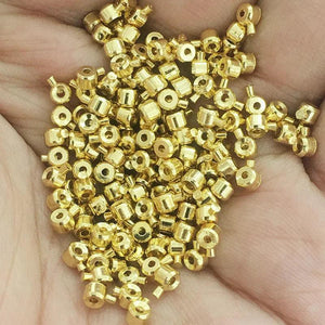 20pcs 3.5*2.7mm End Crimps Stopper Spacer Beads Jewelry Making DIY