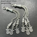 3pcs Muslim Islamic Rosary Tassel Jewelry Set - DIY Prayer Bead Accessories
