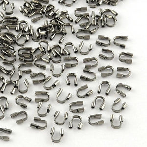 200Pcs Brass Wire Guardian Protectors 4.5x4x1mm