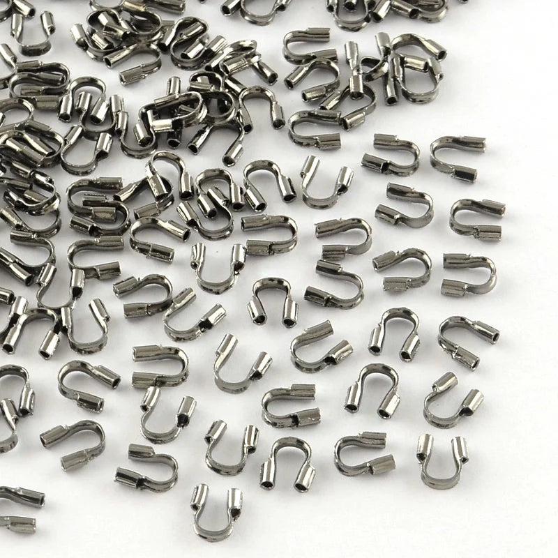 200Pcs Brass Wire Guardian Protectors 4.5x4x1mm