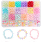 8mm Round Beads Bracelet Making Kit, Turquoise Turtle Starfish Beads for Women