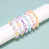 8mm Round Beads Bracelet Making Kit, Turquoise Turtle Starfish Beads for Women