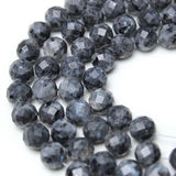 Faceted Lab. Labradorite Round Beads 8mm